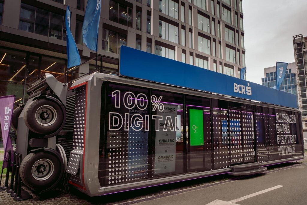 Mobile bank branch unit